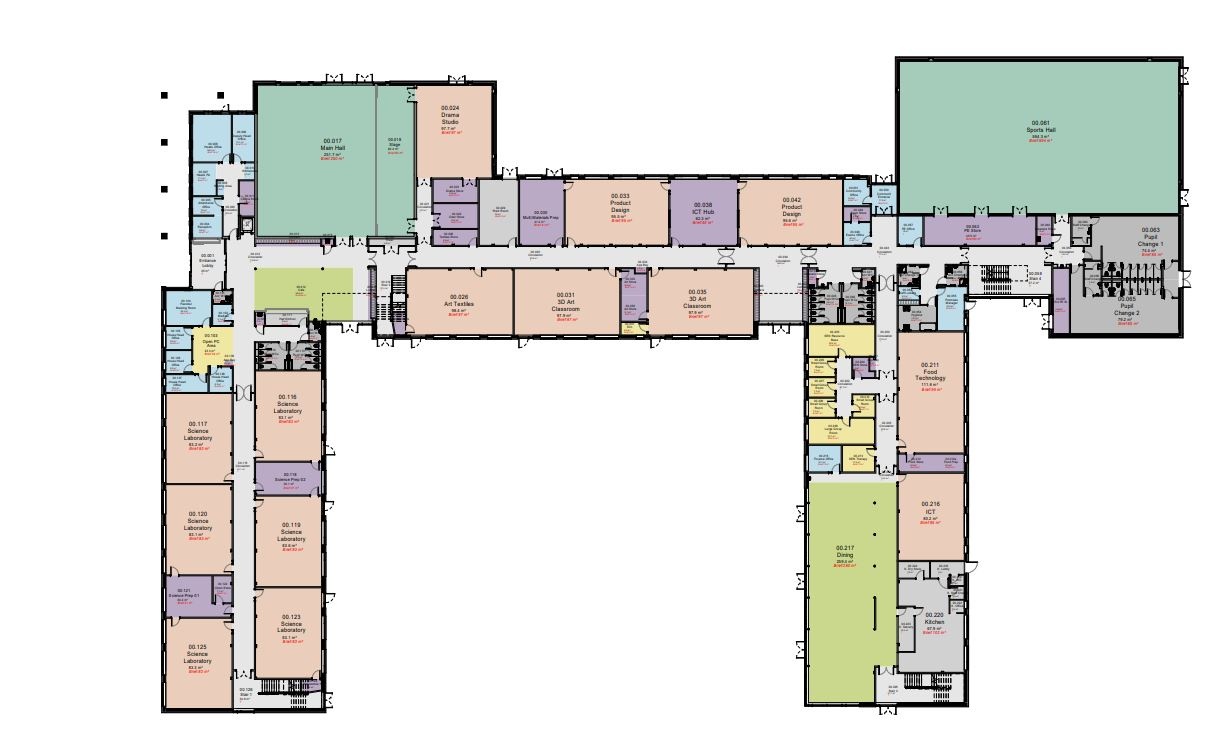 High School Floor Plan Designs